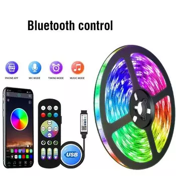 RGB светодиодная лента USB 5050 Luces