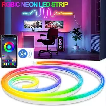 RGBIC Bluetooth неоновая светодиодная лента GBKOF 1 м/2 м/3 м/5 м