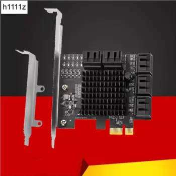 Riser PCI Express PCIE расширение SATA карта SATA контроллер Плата расширения PCIE X1 Gen3 10 порт SATA3.0 6 Гб Адаптер для майнинга ЧИА