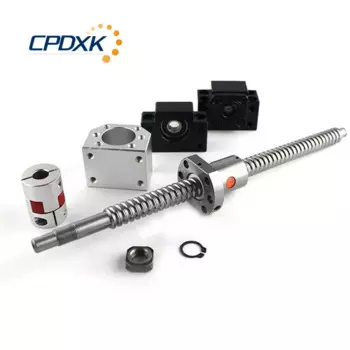 RM2505 шариковый винт SFU2505 SFU2510 25 мм шариковый винт C7 с фланцем 2505 2510 Одиночная Концевая обработка BK/BF20 для ЧПУ