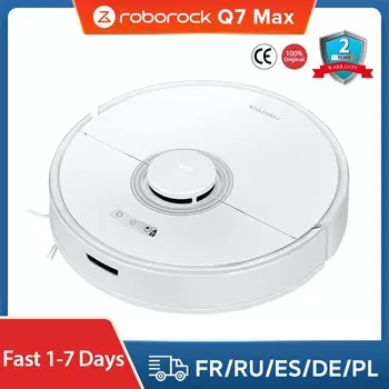 Робот-пылесос Roborock S5 Max, <500 Вт, беспроводной, влажная уборка, пылесборник