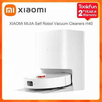 Робот-пылесос Xiaomi Mijia H40, 40 Вт, беспроводной, сухая уборка, пылесборник