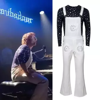 Rocketman Косплей Элтон Джон Женский костюм Карнавальные брюки Хэллоуин костюмы для косплея размер костюм для взрослых на Хэллоуин