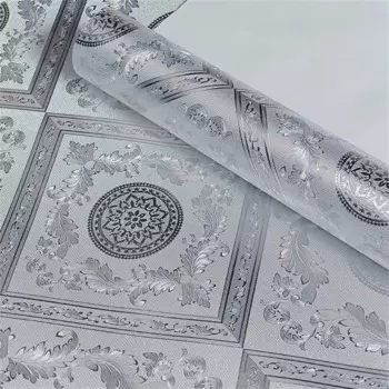 Роскошные фольги серебряные/золотые металлические обои для стен в рулоне металлические серебряные обои геометрические полосатые обои