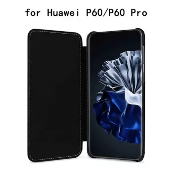 Роскошный чехол из натуральной кожи для Huawei P60/P60 Pro, деловой флип-чехол для телефона, Funda для Huaweo P50/P50 Pro Fundas Coque Capa