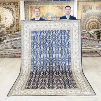 Роскошный домашний ковер ручной работы 152x244 см, персидский ковер с цветочным узором ручной работы (HF325B)