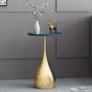 Роскошный стол Nordic Light для гостиной, дивана, боковой журнальный столик, мраморный круглый Mesas, прикроватные тумбочки для спальни, железная художественная мебель