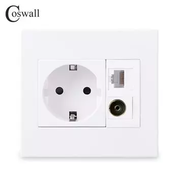 Розетка Coswall для ПК 16А