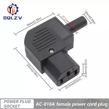 Розетка IEC320 C14 DQLZV