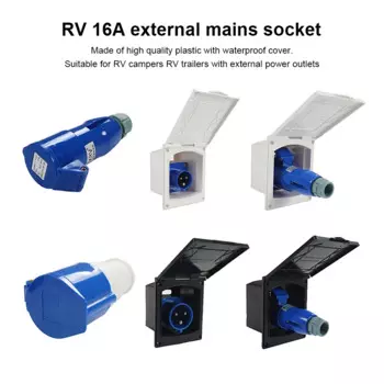 Розетка RV, внешняя розетка питания, электрическое оборудование, уличная Автомобильная розетка