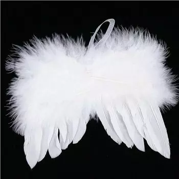 Рождественское подвесное украшение из перьев Angel