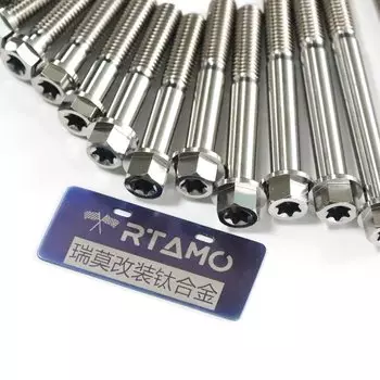 RTAMO Титановый болт M8X15-90 с головкой Torx для велосипеда