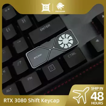 RTX3080 колпачки клавиш клавиатуры колпачок клавиатуры NVIDIA 3080 графическая карта фигурки геймеров DIY PC MOD Gamer Rotary 2.75U металлический алюминиевый