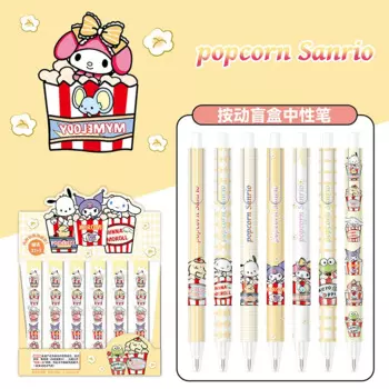 Ручка гелевая Sanrio с попкорном, 0,5 мм, 24 шт./партия