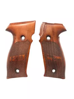 Ручка из ореховой древесины Sig Sauer P226 ручной работы set.1