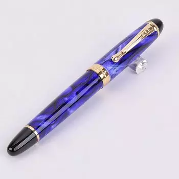 Ручка-роллер Jinhao X450 металлическая черная 0,7 мм
