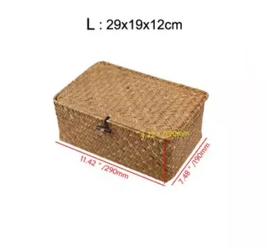Ручная тканая корзина для хранения WF1016