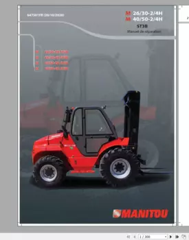 Ручной DVD-плеер Manitou Machinery 13,8 ГБ PDF 2022 для ремонта на французском языке