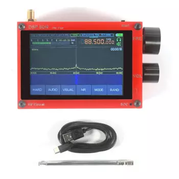 Ручной радиоприемник SDR, профессиональный Четырехслойный печатная плата, многофункциональный радионабор, красный