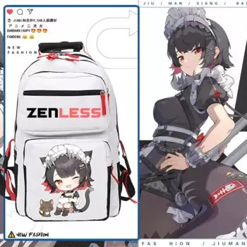 Рюкзак для девочек с героями аниме, с принтом Zenless Zone Zero, Эллен, Джо, Акула, школьный рюкзак, рюкзак для студентов, Официальный игровой подарок