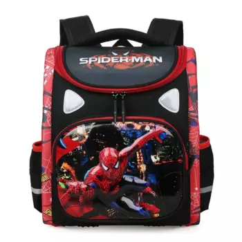 Рюкзак для начальной школы, полностью открывающийся рюкзак для учеников, милый рюкзак из жесткого материала с изображением самолета Эльзы и мультяшного персонажа, Сумка с ограниченной нагрузкой