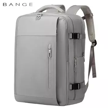 Рюкзак для путешествий Bange, деловой эстетический рюкзак, школьная USB-сумка, большая вместимость, 15,6, водонепроницаемый модный женский рюкзак для ноутбука