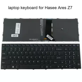 Русская клавиатура с подсветкой для Hasee K680e, Clevo N250 N251 N750BU CVM15F23USJ430A 6-80-N7500-012-1HA RU русская английская подсветка
