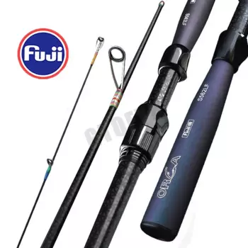 Рыболовная удочка, маленькие луреги, удочка для приманки Fuji, 1,53-1,8 м, 2 секции, спиннинг из высокоуглеродного волокна, удочка для заброса приманки, подарок