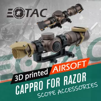 RZ 1-6X No Scope SCOPECAP PRO RifleScope Крышка объектива Трубка 30 мм с задней крышкой Комбинированная нейлоновая полименовая 3D-печать Только CAP PRO