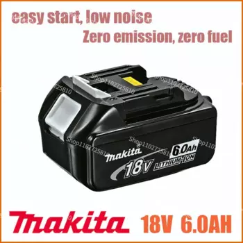 С светодиодной литий-ионной заменой LXT BL1860B BL1860 BL1850 100% оригинал Makita 18 В 6,0 Ач аккумуляторная батарея для электроинструмента