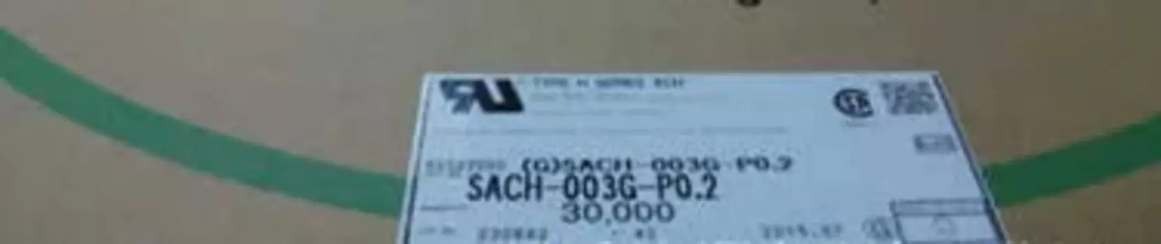 SACH-003G-P0.2 CONN TERM, розетка ACH 28-30AWG, прямоугольные контактные разъемы, клеммы, корпус, 100% новые и оригинальные детали