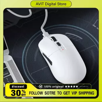 Saiji GM008 Беспроводная мышь для киберспорта, игровая мышь, трехрежимная PAW3395, игровая Bluetooth-мышь, аксессуары для ноутбуков, подарок для геймера
