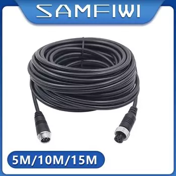 SAMFIWI 4-контактный авиационный видеокабель 5М/10М/15М/20М