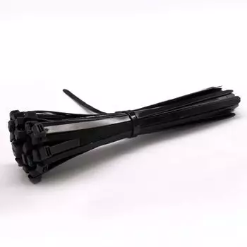 Самоблокирующиеся кабельные стяжки Nylon, черные/белые, 50 шт.