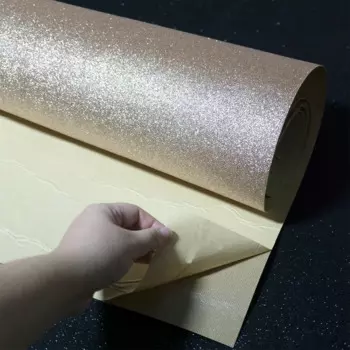 Самоклеящиеся блестящие обои для стен, ткань для рукоделия, свадьбы
