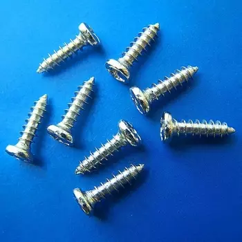 Саморезы с заостренным хвостом PA1.2 M1.4 1,7 M2 2,3 2,6 2,8 M3 * 3 4 5 6 7 8 10 12 мм, серебристые или черные, круглые, крестообразные