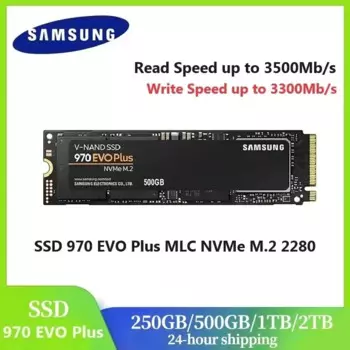 SAMSUNG 970 EVO Plus SSD MLC NVMe M.2 2280 PCIe 3.0x4 Внутренний твердотельный накопитель 250 ГБ 500 ГБ 2 ТБ Для ноутбука Настольный диско XXX