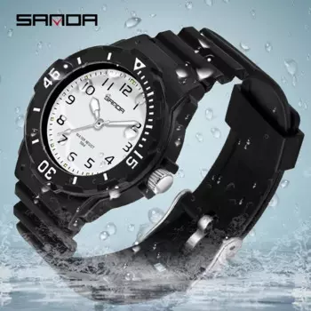 SANDA 6011 модные трендовые женские часы 2024 новые повседневные женские часы светящиеся руки водонепроницаемые наручные часы женские кварцевые часы
