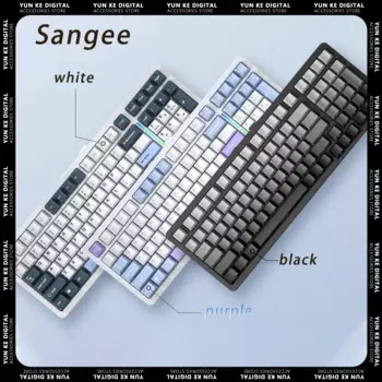 Sangee SG99 Bluetooth клавиатуры Беспроводная механическая клавиатура RGB светильник Hot Swap наборы для клавиатуры настроить клавиши PBT игровая клавиатура