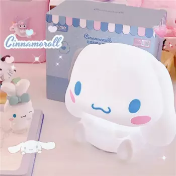 Sanrios мультфильм Kawaii Cinnamoroll спальня маленькая ночь фотоэлемент спальня атмосфера Pat ночь фотоэлемент милый подарок на день рождения