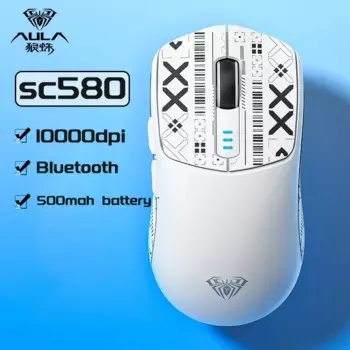 Sc580 Беспроводная мышь Bluetooth Проводная трехрежимная зарядка Легкая эргономичная офисная игровая киберспортивная мышь для ноутбука для портативных ПК