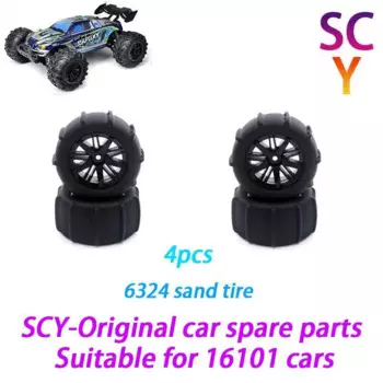 SCY 16101 1/16 RC автомобильные оригинальные запасные части 6324 шина 4 шт. подходит для SCY 16101 16102 16103 автомобиль