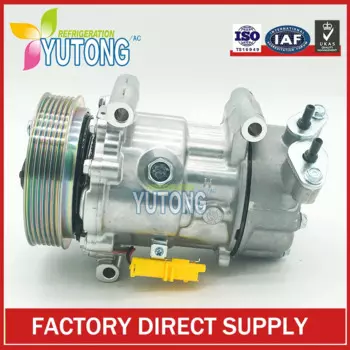 SD6V12-1449 A/C компрессор для Peugeot 206 307 CITROEN C2 C3 BERLINGO 9655191680 9671456680 9684480480 9646273380 9646273880