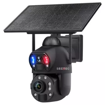 Sectec новый HD 6MP 36X зум двойной объектив Dual View CCTV Солнечная Безопасность 4G открытый s Водонепроницаемый Металл