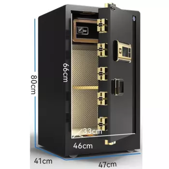 Сейф для дома, противоугонный цельнометаллический офисный отпечаток пальца, пароль, сейф в стену, нержавеющая сталь, высота 0,8 м/1 м