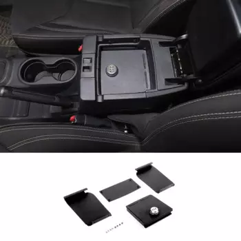 Сейф с замком центральной консоли для Jeep Wrangler JK 2011-2017 годов, подлокотник, органайзер, лоток с 3-значным комбинированным паролем