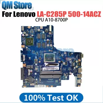 Семейная материнская плата для ноутбука Lenovo IdeaPad 500-14, материнская плата для ноутбука с центральным процессором, графический процессор V2G 100%, полностью протестирована