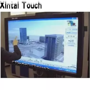 Сенсорный экран Xintai, накладка на ИК-экран 43 дюйма, 6 реальных точек касания, для интерактивных игр за рубежом, без грязи, не требует драйверов