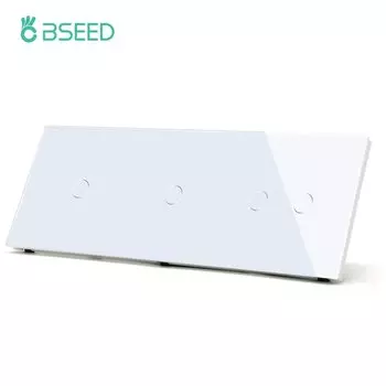 Сенсорный выключатель BSEED 1/2/3 клавиши стекло голубой 10А
