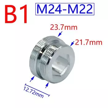 Серебряный латунный резьбовой соединитель для крана ZWDZJL 1/2"